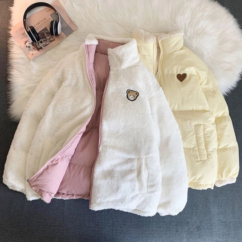 CUTE237 KADIN ÇİFT TARAFLI MONT
