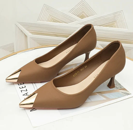 PUMPS835 KADIN TOPUKLU AYAKKABI